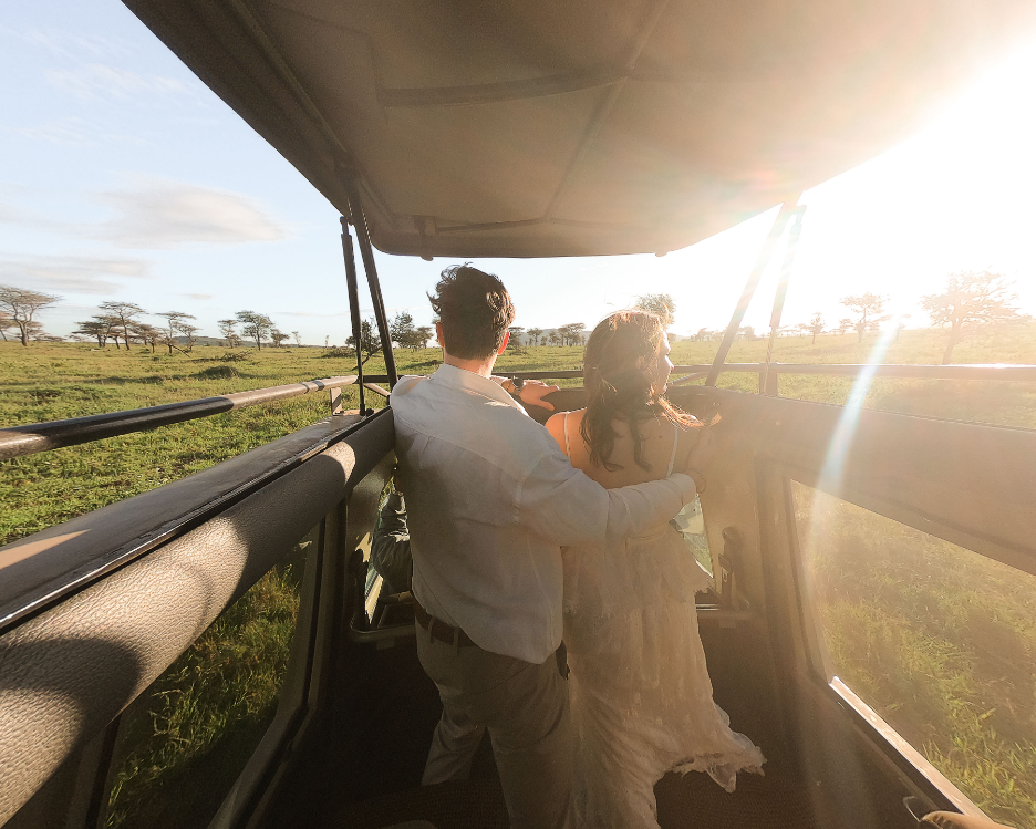 Couples Enjoying the Serengeti safari